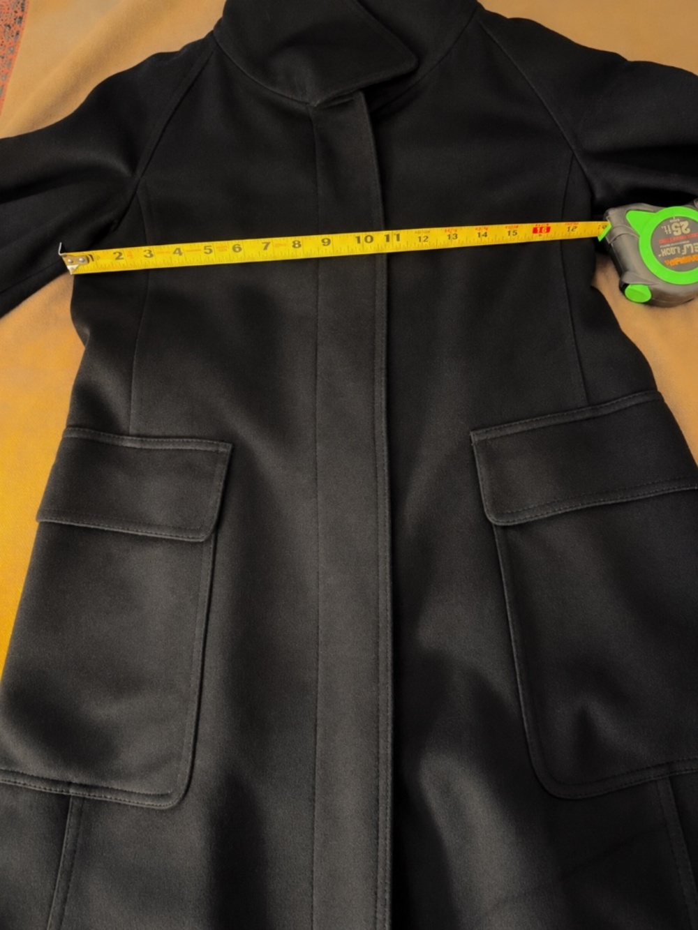 BURBERRY London Black Wool Cashmere Tailored Coat US 10 - Picture 9 of 10